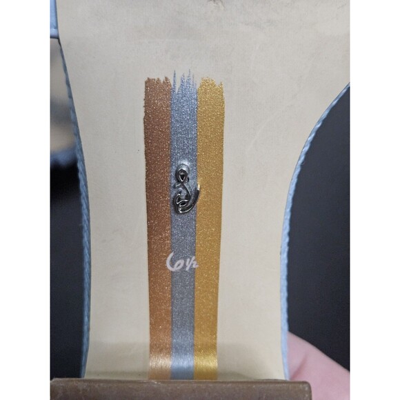 Sz 6.5 - Sam Edelman Waylon Sandal Sky Blue - Picture 9 of 9